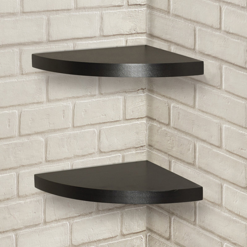 Ebern Designs 2 Piece Corner Shelf & Reviews Wayfair